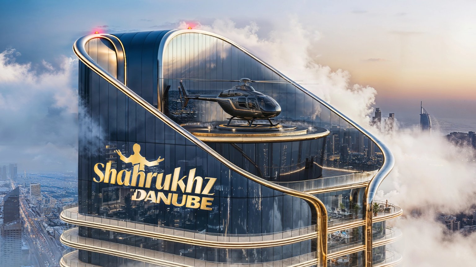 Sharukhz Danube helipad1 by Acmo Network